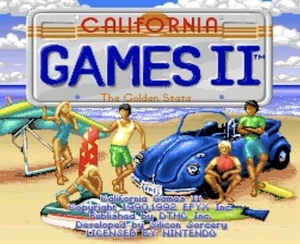 *US/Canada Version* Super Nintendo California Games 2 SNES NTS C Cartridge - Picture 1 of 11