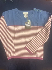 Matilda Jane Striped Sweater Size 12  - Picture 1 of 4