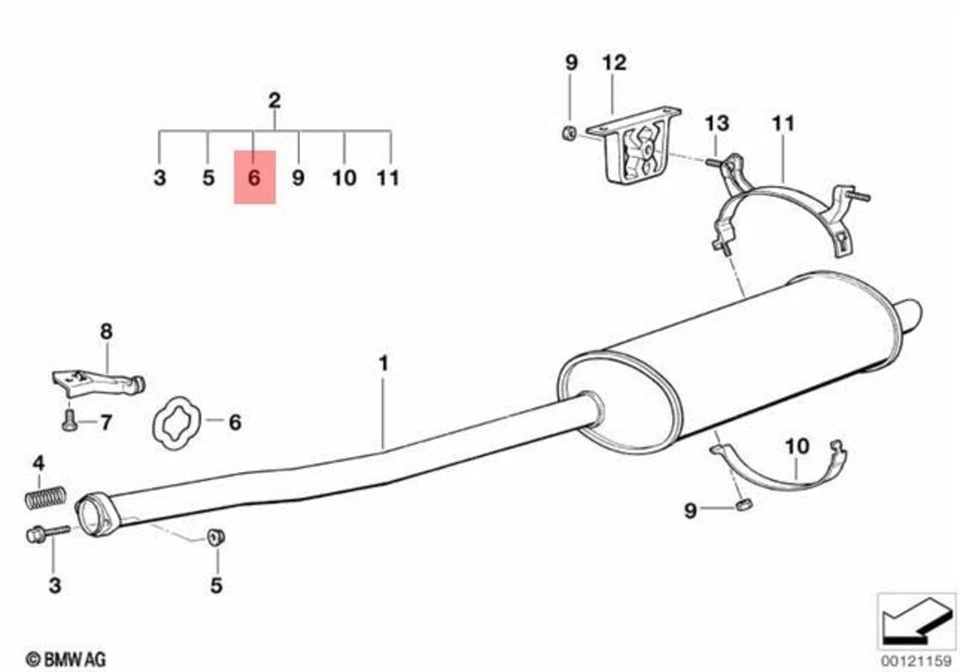 Genuine BMW E36 316i 318i 318is 318tds 325td 325tds Rubber Ring 18211723647 - Image 1 of 1