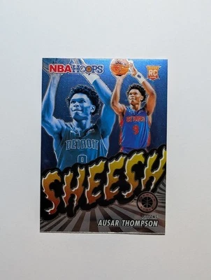 2023-24 NBA Hoops Premium Stock Ausar Thompson #24 Sheesh RC Rookie - Image 1 of 2