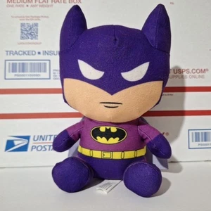 Batman Toy Factory Purple Sitting Plush DC Comics Justice League Dark Knight 10" - Picture 1 of 6