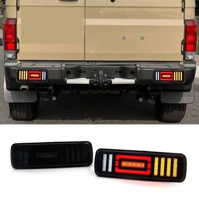 LED Tail Lights & Rear Bumper Lamps Fits for 2024-2025 Land Cruiser LC71/76/78 - Image 1 of 4