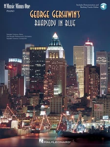Gershwin Rhapsody in Blue for Piano Play-Along Sheet Music Book Online Audio - Picture 1 of 1