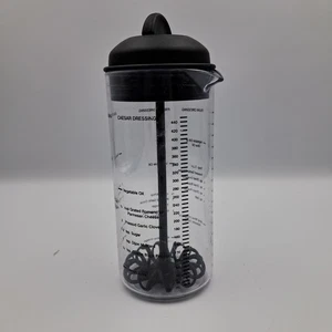 The Pampered Chef Misura Mix and Pour Mixer Tazza 2321 Condimento per Insalata e Altro - Foto 1 di 6