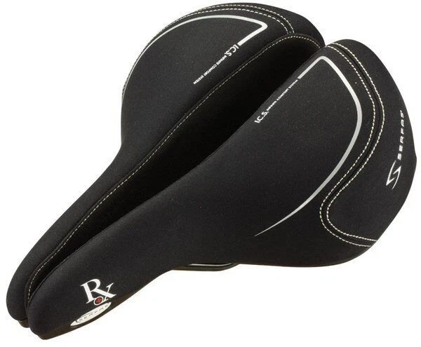 Sillín de lycra Serfas RX-921L para hombre -267 mm x 171 mm, negro Foto 1 de 1