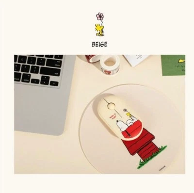 PEANUTS Snoopy Bluetooth Mouse 2.4Ghz Wirless Silent Mouse IPAD NoteBook - Image 1 of 4