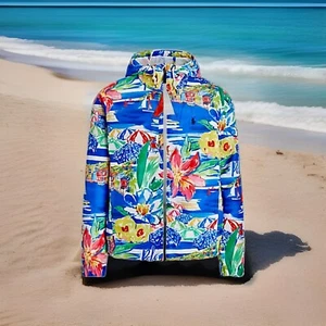 Neu mit Etikett - Polo Ralph Lauren Packable RIVIERA Print PERFORMANCE Jacke Windbreaker - M - Bild 1 von 11