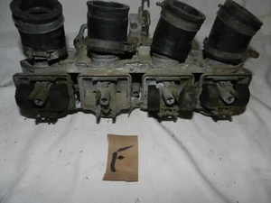 Kei Hin Japan 4  Carburetor rail  Honda 650 ?  parts or repair   #F - Picture 1 of 9