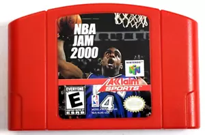NBA Jam 2000 (Nintendo 64 N64, 1999) Authentic TESTED! Cart Only - Picture 1 of 2