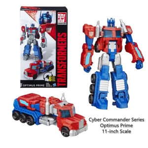 Transformers Generations Leader Cyber Commander Optimus Prime Action Figures Toy - Picture 1 of 4