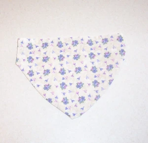 Cuello Bandana Cuello Bufanda Púrpura Estampado Floral Reversible X-Pequeño Perro - Imagen 1 de 2