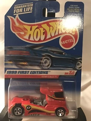 1999 Hot Wheels First Editions 8/26 Semi-Fast with Chrome Grill #914 - Image 1 of 3