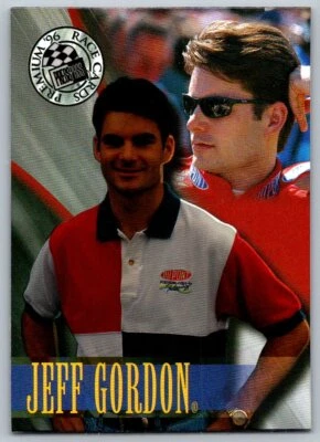 1996 Press Pass Premium Holofoil #1 Jeff Gordon - Image 1 of 2