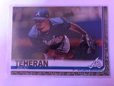 2019 Topps Series 1 Gold #118 Julio Teheran /2019  Braves - Image 1 of 2