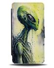 Dripping Space Alien Painting Print Rubber Phone Case Aliens Picture Drip AB63