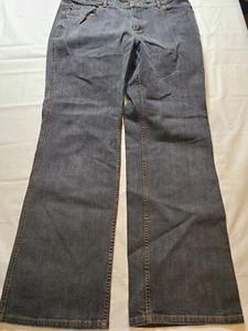 Peck And Peck Black Jeans Size 14 Distressed - Picture 1 of 3