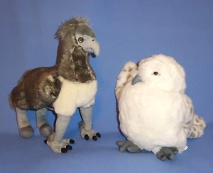 Wizarding World-Harry Potter Buckbeak Hippogriff-Hedwig Owl Puppet w/sound-LOT-2 - Picture 1 of 12