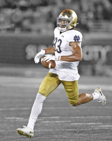 Notre Dame Irish CHASE CLAYPOOL Glossy 8x10 Spotlight Photo College Print Poster Cover