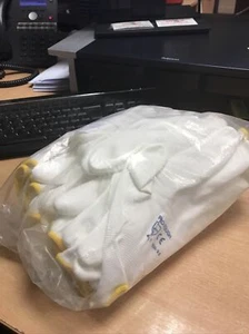 PRO-TOUGH SIZE 9 PACK OF 10 REUSABLE GLOVES HAND PROTECTION SAFETY - Picture 1 of 1