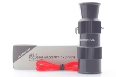 【Sin usar en CAJA】Lupa de enfoque jinete 6x lupa larga grande de JAPÓN Foto 1 de 4