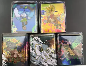 Pokémon 2025 Stacking Tins Set | 5-Pack – Factory Sealed – Brand New - Picture 1 of 7