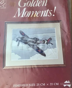 Creative Images Long Stitch Kit - Golden Moments - Submarine Spitfire - Picture 1 of 2
