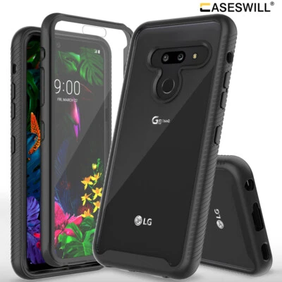 CASESWILL® For LG G8 ThinQ Rugged Clear Shockproof Case Without built-with Screen Protector
