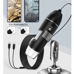 1600X Microscope Digital Magnifier Endoscope Video Camera for iPhone 16 Samsung - Picture 1 of 30