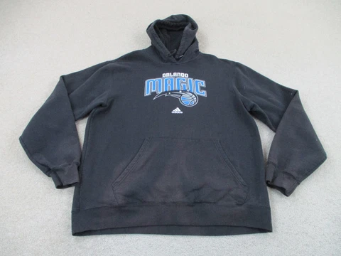 Orlando Magic Sweater Adult Medium Black Blue Basketball Hoodie Sweatshirt Men * Cover
