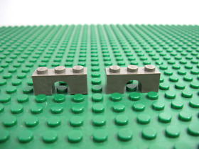 2x LEGO Old Dk Gray Arch 1 X 3 Castle Harry Potter 6091 6098 4720 10015 #4490
