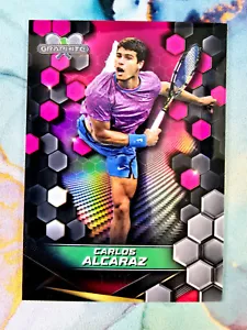 Carlos Alcaraz Rosa /15 2024 Topps Grafite Tennis - Foto 1 di 2