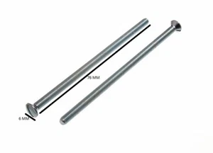 Electric Plug Socket Machine Screws BZP 3.5mm X 75mm Pack Of 24 - Picture 1 of 1