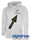 UX4-LFB UNEEK Embroidered Hoodie Front Logo & Back Hoodie + Personalised