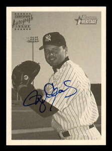 2001 Bowman Heritage Autographs #BHA-RC Roger Clemens Autograph Yankees Auto
