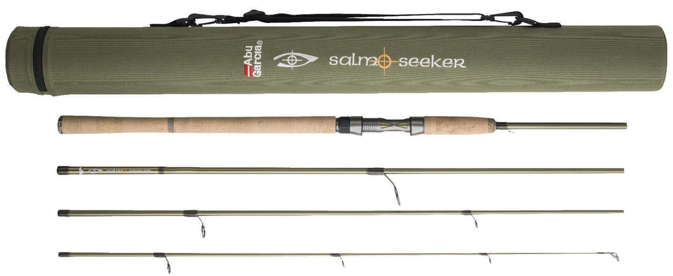 Abu Garcia 4 Piece Salmo Seeker Spin 8ft, 9ft & 10ft Spinning Spin Fishing Rod - Image 1 of 1