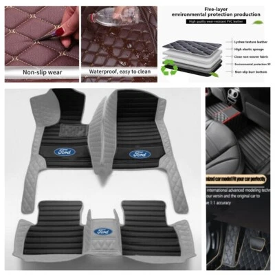 Alfombrillas coche Ford Fiesta 2009-2019 hatchback sedán alfombrillas personalizadas Foto 1 de 4
