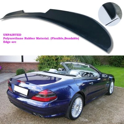 Stock 284HR Rear Duckbill Trunk Spoiler Wing Fits Mercedes Benz R230 Convertible - Image 1 of 4