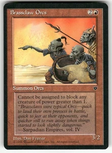 BRASSCLAW ORCS (FRAZIER) (COMMON) MTG FALLEN EMPIRES - Picture 1 of 2