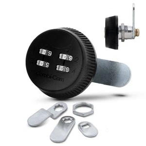 Combi-Cam 7803S 4-Dial Secure Combination Cabinet Door Lock With 5/8" Cylinder - Picture 1 of 7