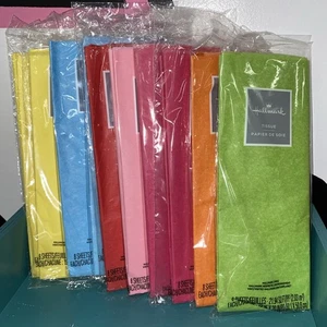 LOT of 10 Packages Hallmark Tissue Paper GREAT COLORS! - Picture 1 of 3
