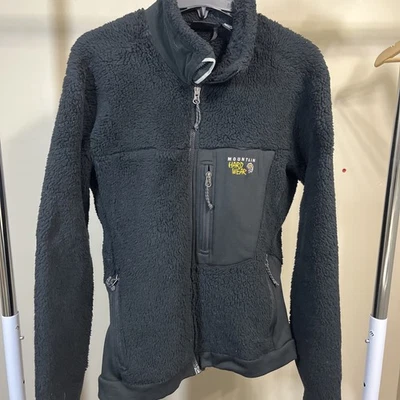 Chaqueta polar Mountain Hardwear Deep Pile talla L para hombre negra Polartec Monkey  Foto 1 de 4