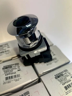 Interruptor SIEMENS 52PP2G3A / Push/pull 1No 1NC ilumina verde - Imagem 1 de 2