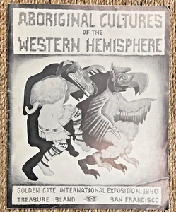 Vintage 1940 GGIE ABORIGINAL CULTURES of the WESTERN HEMISPHERE Illustrated Book - Picture 1 of 2