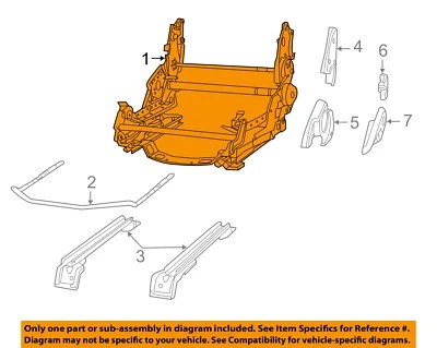CHRYSLER OEM 13-17 Viper Seats Tracks Tracks Components-Seat Adjuster 68210402AA Foto 1 de 2