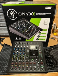 Mackie Onyx8 Premium Analog USB Mixer 8-Channel Premium Analog Mixer Barely Used - Picture 1 of 3