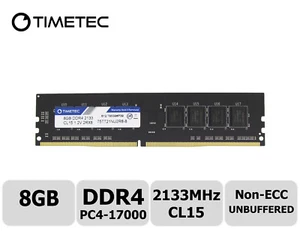 Timetec 8GB DDR4 2133MHz PC4-17000 Non-ECC 1.2V 1Rx8 UDIMM Desktop Memory RAM - Picture 1 of 9