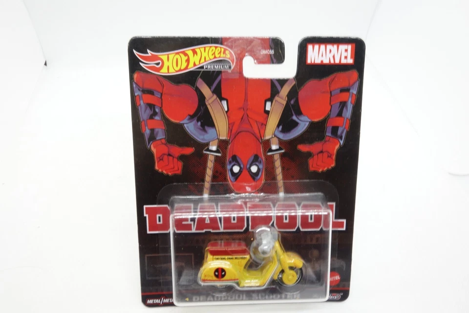 Hot Wheels Premium MARVEL Deadpool Scooter DMC55 - Photo 1/1