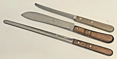 3 Case XX Stainless Steel Chef's Knives Ca242 9 1/2" 232 7" CA204 6"🌺🌺 - Image 1 of 4