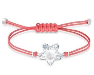 Swarovski 5523170 Power Collection Red Cord Flower Bracelet – New No Box - Picture 1 of 4