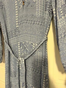 White Stuff Blue Dress Long Sleeves - Picture 1 of 8